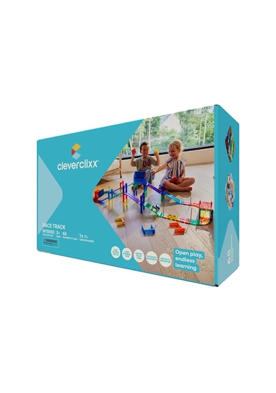 Cleverclixx Race Track Manyetik Bloklar, Intense 65 Parça
