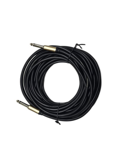 10 Metre 6.35 Mm To 6.35 Mm Ses Kablosu - Çivi Jak Enstrüman Ve Amfi Bağlantı Kablosu - Stereo Jak