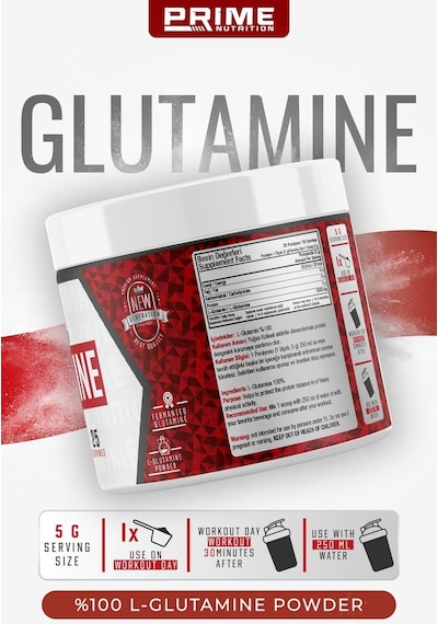 Prime Nutrition L-glutamine 125 Gram