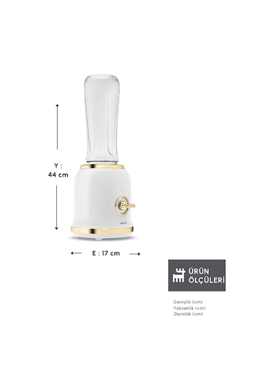 Karaca Retro Personal Kişisel Smoothie Blender