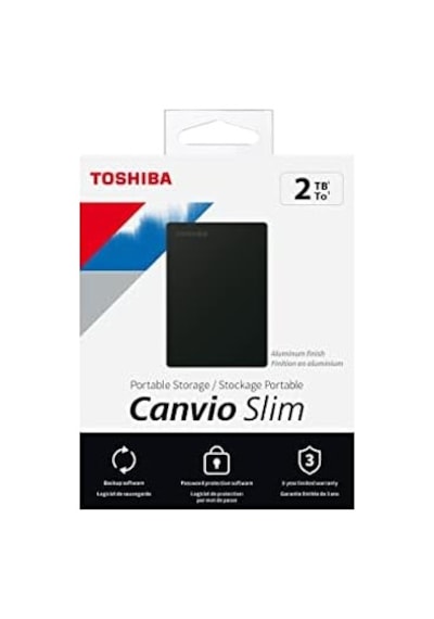 Canvio Slim 2.5" 2tb Usb 3.2 Gen-1 Siyah Hdtd320ek3ea Taşınabilir Harici Sabit Disk