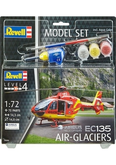 Revell Model Set Ec135 Air-glaciers Vbu64986