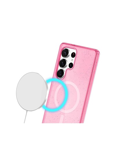 Joko Samsung Galaxy S23 Ultra Kılıf Magsafe Kapak - Pembe