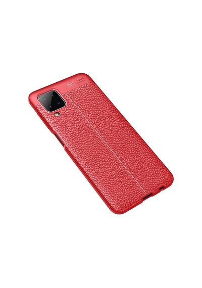 Ilkeshop Newface Samsung Galaxy Uyumlu A12 Kılıf Auto Focus Kapak - Kırmızı