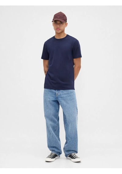 Gap V-frch Mını Logo Tee Lacivert