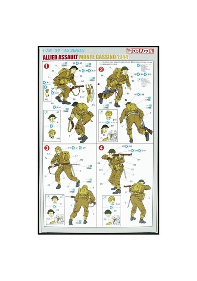 1/35 Monte Cassino Müttefik Taarruzu Figür Maketi, Dragon 6515