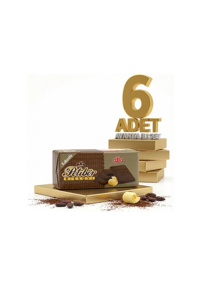 Afia Kakaolu Petibör Bisküvi 6x180 Gr