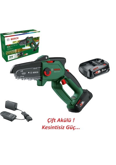 Bosch 18V-15-7 EasyChain 2x2.5AH Çift Akülü Testere - 06008B8900