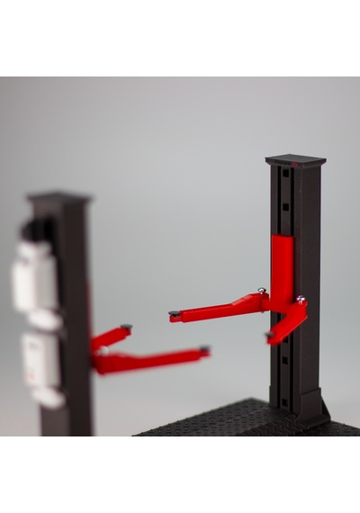 1/18 Ölçek Ölçek V Hareketli Diorama Lifti, Diorama Aksesuarı, Garaj Dioraması, Siyah