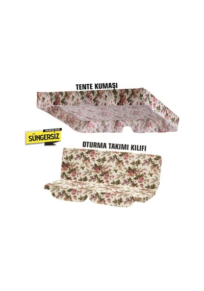 Salıncak Minder Takımı(Süngersiz)2 Kişilik Salıncak Minder Tente