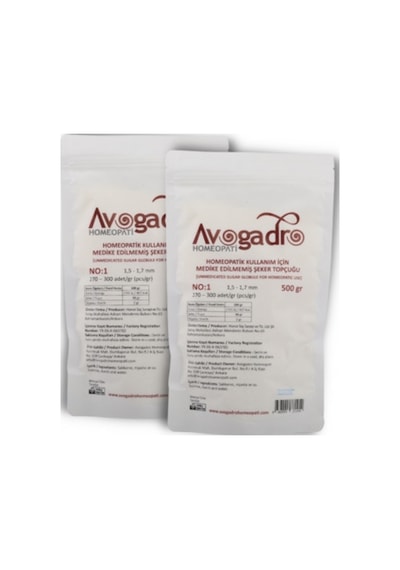 Avogadro Homeopatik 1 Numara Globül 2 x 500 G