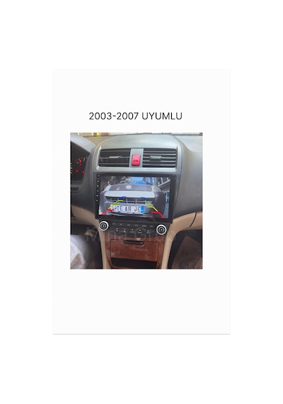 Snp Serisi Honda Accord 2003-2007 Uyumlu 10" Android Multimedya Sistemi 4-64 Gb Hafıza Carplay Android Auto Ve Geri Görüş Kamerası 10"