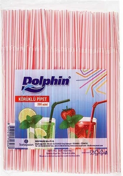 Dolphin Körüklü Pipet 200'Lü