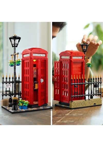 21347 Ideas Kırmızı Londra Telefon Kulübesi