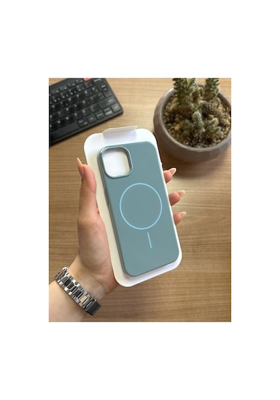 İphone 13 Animasyonlu Stylus Silikon Kılıf Siyah