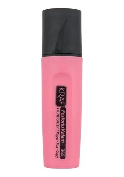 Kraf-ugly Pink-fosforlu İşaretleme Kalemi Fosforlu Pembe