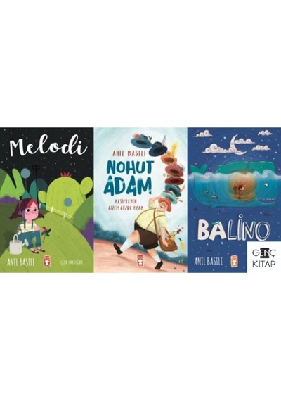 Timaş Çocuk Anılı Basılı 3 Kitap Set 7-8-9 Yaş Balino Nohut Adam Melodi