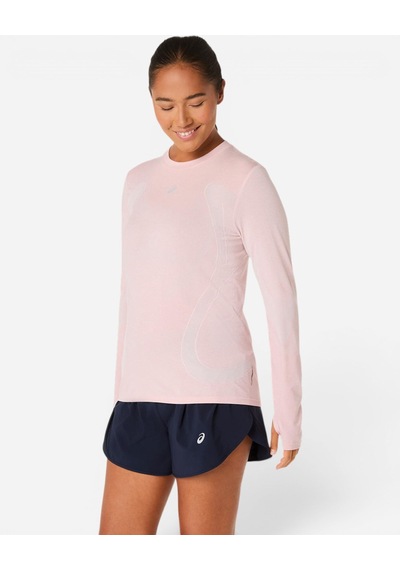 Asics Road Seamless Ls Top Kadın Pembe Uzun Kollu Tshirt 2012d290-700