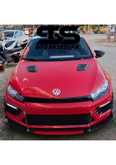 Volkswagen Scirocco Uyumlu Piano Black Kaput Üstü Havalandırma Izgarası
