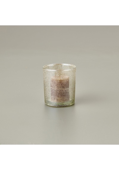 Kpmm Sua Cam Mumluk - Gümüş - 7x7x8 Cm Renkli