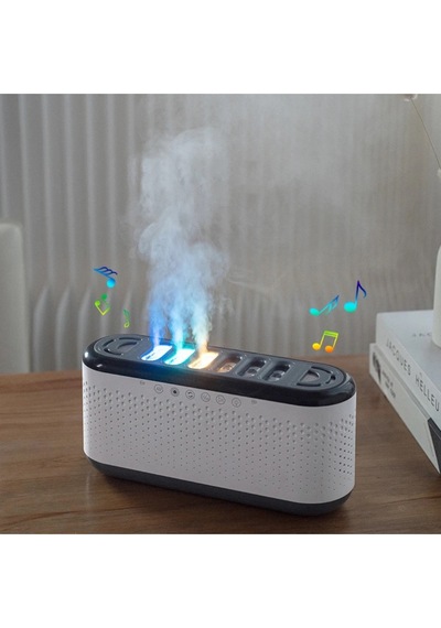 Lobo 600ml Kapasiteli Bluetooth Speaker Rgb Modlu Hava Nemlendiricisi