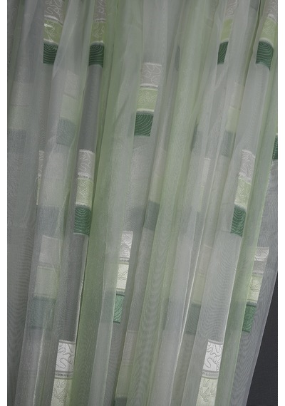 Organze 2200 Krem Renk 5 3 Hazır Dikilmiş Pileli Fon Perde 300 260 Cm