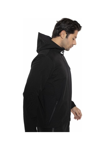 Crozwise Erkek Softshell Mont Siyah