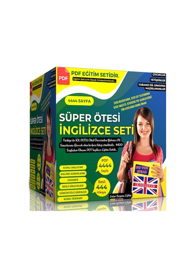 Süper Ötesi İngilizce Pdf Eğitim Seti 4444 Sayfa