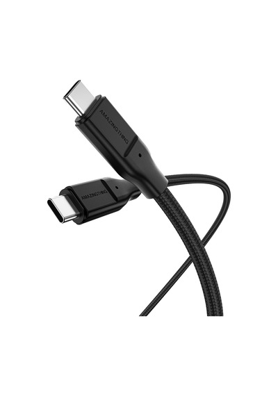 Magnetik Tasarımlı Type-c To Type-c Pd Şarj Kablosu Amazingthing Magcord Serisi 60w 1.2m Siyah