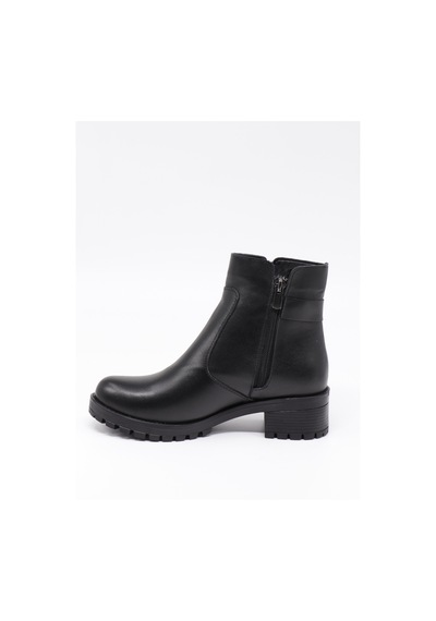 Nesilshoes Nesil Shoes Marr 822 Hakiki Deri İçi Kürklü Kadın Bot Siyah