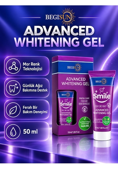 Begisun Leke Karşıtı Diş Beyazlatıcı Mor Jel 50 ML