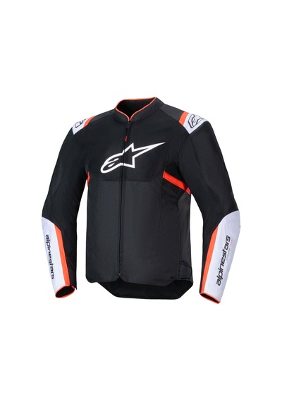 Alpinestars T-sps Air V2 Korumalı Motosiklet Montu Siyah Beyaz Kırmızı
