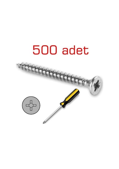 Meridyen Sunta Vidası 4.0X30 MM 500 Adet