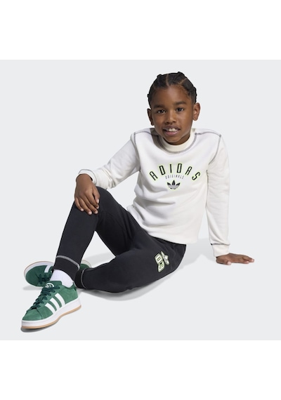 Adidas Jx5261 Crew Set Çocuk Eşofman Takımı BEYAZ