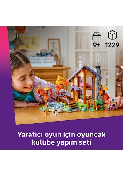 LEGO® Friends Şirin Sonbahar Orman Kulübesi 42705 - 9 Yaş ve Üzeri Çocuklar için Mini Bebek İçeren Oyuncak Yapım Seti (1229 Parça)