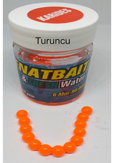 Renatbait Deniz Tatlı Su Levrek Çupra Alabalık Silikon Yem 6 Mm