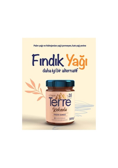 Gürsoy Terre Fındık Kakaolu Fındık Ezmesi 350 Gr