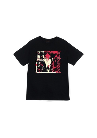 Stoned&Fame Lamb Of God Baskılı T-shirt SIYAH