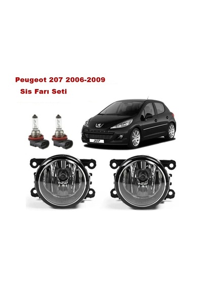 Peugeot 207 2006-2009 Sis Farı Seti 8200074008