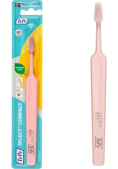 Select Compact Soft Yumuşak Diş Fırçası Açık Ahşap