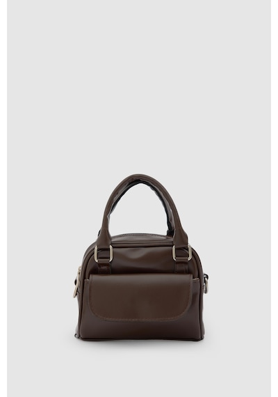 Shule Bags Nala Mini Retro Çapraz Çanta Acı Kahve Acı Kahverengi