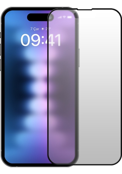 Buff iPhone Apple 15 Pro Max Uyumlu 5d Matte Ekran Koruyucu