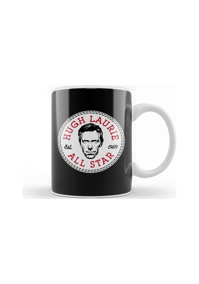 Hugh Laurie All Star Converse Logo Kupa Bardak Porselen Karışık