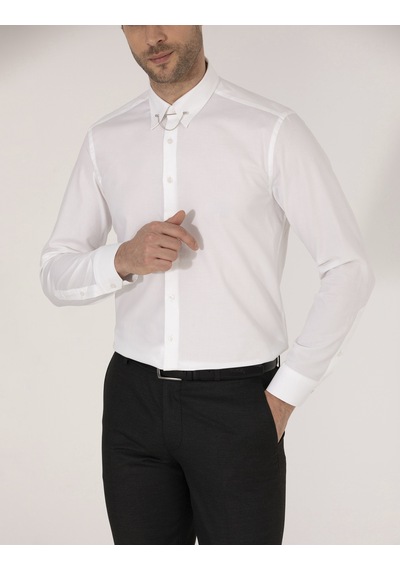Pierre Cardin Erkek Beyaz Gömlek Smokin 50268200-vr013 Beyaz