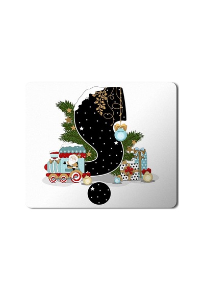 Yeni Yıl Merry Christmas Yılbaşı'na Özel Ş Harfi Mousepad Mouse Pad