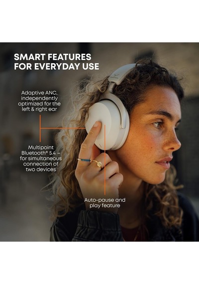 Aventho 300 Nordic Gray Dolby Atmos Özellikli Bluetooth Over-ear Kulaklık Anc, Bluetooth 5.4, Dolby Atmos, 50h Pil,