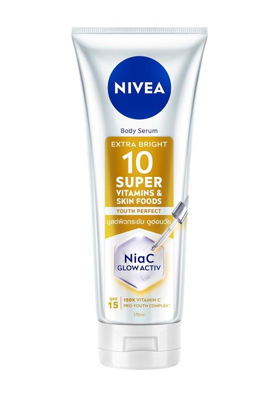 Super10 Serum Etkili Vücut Losyonu Spf15 170 Ml, Aydınlatıcı, Sıkılaştırıcı, Nemlendirici, C Vitamini, Niasinamid