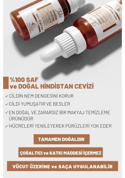 Tala Hindistan Cevizi Yağı %100 Saf Ve Doğal Soğuk Sıkım 20 ML