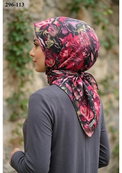 Zer Scarf Zer Scarfs Dijital Soft Pamuk Eşarp 296-113 Çok Renkli