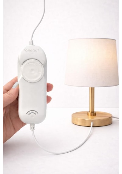 Şahnet Dimmer Arapuar Anahtarı Beyaz Abajur Işık Ayar Anahtarı